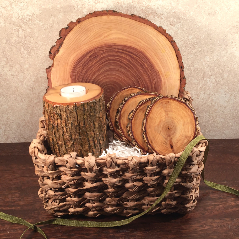 Hand Crafted Natural Wood Gifts & Personalized Live Edge Home