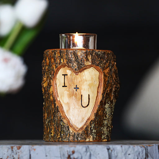 Wood Candle Holders, Tealight Wood Candle Holder