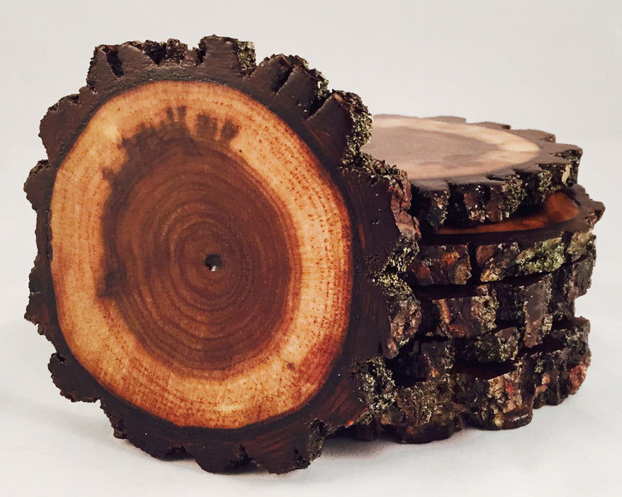 Walnut Wood Coasters, Natural Artisan Wood Coasters